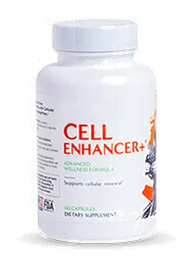 A bottle of Cell Enhancer+