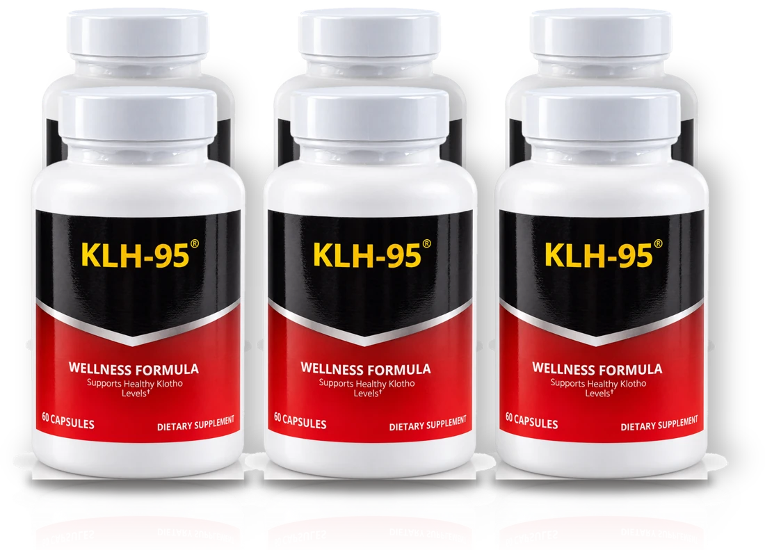 Six bottles of KLH-95